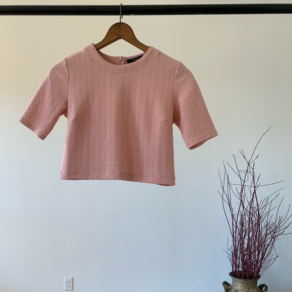 Forever 21 Peach Crop Top - Picture 1 of 1